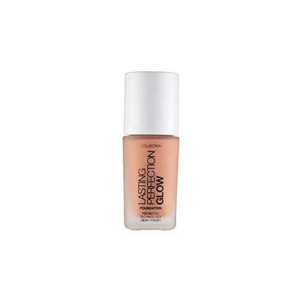 Collection Cosmetics Lasting Perfection Glow Fond de teint Couverture moyenne à complète Praline 27 ml