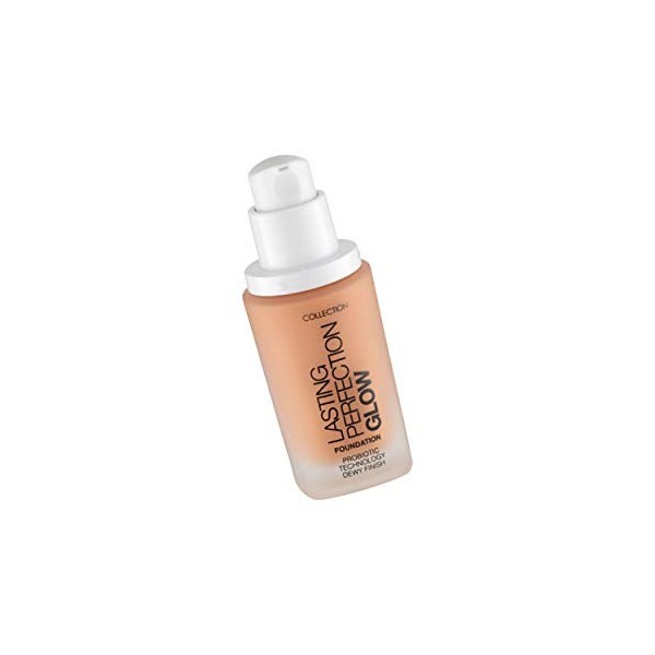 Collection Cosmetics Lasting Perfection Glow Fond de teint Couverture moyenne à complète Praline 27 ml