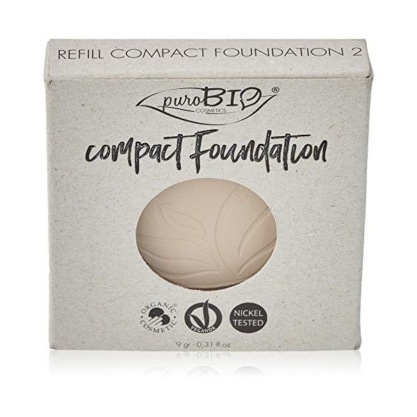 PUROBIO Compact fond de teint Refill 02-9 g