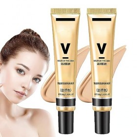 Moisturizing Concealer Liquid Foundation，Concealer Liquid Foundation,Concealer Foundation 2 In 1, Long Lasting Waterproof Ful