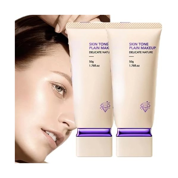 Hydrating Concealer Translucent Face Cream, Soft Focus Skin Tinting Cream, Waterproof Sunscreen Foundation, Skin Tone Plain M