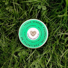 Love the Planet Vegan Mineral Foundation Shade Fair in Refillable Tin