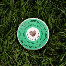 Love the Planet Vegan Mineral Foundation Shade Sunny in Refillable Tin