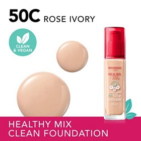 HM FOUNDATION VEGAN 050C ROSE IVORY 30ML Fond de Teint