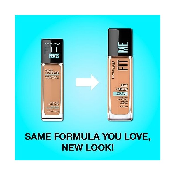 MAYBELLINE - Fit Me Matte + Poreless Foundation 115 Ivory - 1 fl. oz. 30 ml 