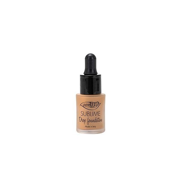 PuroBio Sublime Drop base Fond de teint fluid lutte contre la Pollution 15 ml couleur 4