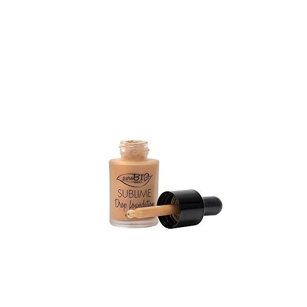 PuroBio Sublime Drop base Fond de teint fluid lutte contre la Pollution 15 ml couleur 4