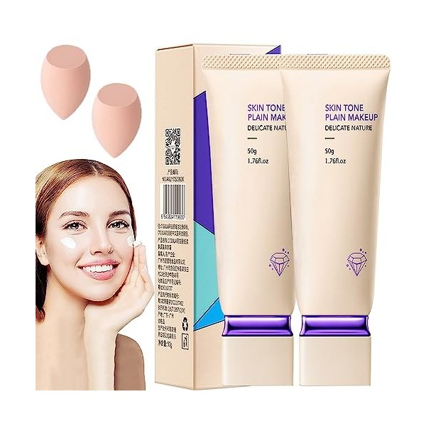 Ogulia Hydratant Concealer Translucent Face Cream, Soft Focus Skin Tone Up Cream, Ogulia Skin Tone Plain Makeup Delicate Natu