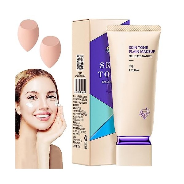 Ogulia Hydratant Concealer Translucent Face Cream, Soft Focus Skin Tone Up Cream, Ogulia Skin Tone Plain Makeup Delicate Natu