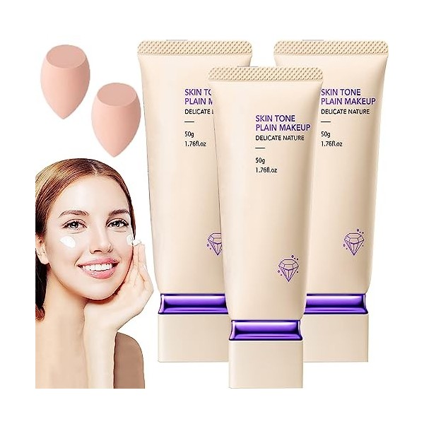 Ogulia Hydratant Concealer Translucent Face Cream, Soft Focus Skin Tone Up Cream, Ogulia Skin Tone Plain Makeup Delicate Natu