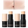 2In1 Concealer and Foundation Stick, Lightweight Matte Multi-Purpose Foundation Stick, Long-Lasting Waterproof Foundation Sti