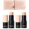 2In1 Concealer and Foundation Stick, Lightweight Matte Multi-Purpose Foundation Stick, Long-Lasting Waterproof Foundation Sti