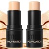 2In1 Concealer and Foundation Stick, Lightweight Matte Multi-Purpose Foundation Stick, Long-Lasting Waterproof Foundation Sti