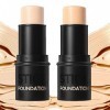 2In1 Concealer and Foundation Stick, Lightweight Matte Multi-Purpose Foundation Stick, Long-Lasting Waterproof Foundation Sti