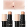 2In1 Concealer and Foundation Stick, Lightweight Matte Multi-Purpose Foundation Stick, Long-Lasting Waterproof Foundation Sti