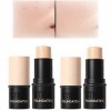 2In1 Concealer and Foundation Stick, Lightweight Matte Multi-Purpose Foundation Stick, Long-Lasting Waterproof Foundation Sti