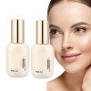 2PCS Hydrating Waterproof And Light Long Lasting Foundation, Light Fog Makeup Holding Liquid Foundation, Creamy Liquid Founda