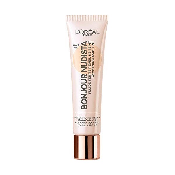 2 x LOreal Paris Bonjour Nudista Awakening Skin Tint BB Cream 30ml Light