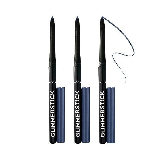 3 x Avon Glimmerstick Eyeliner in Starry Night Blue Eyeliner / Khôl / Crayon