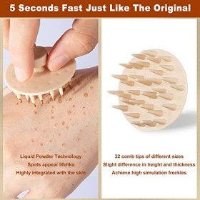 Tampon de taches de rousseur, tampon de coussin dair de fausses taches de rousseur 10G, taches de rousseur réalistes à sécha