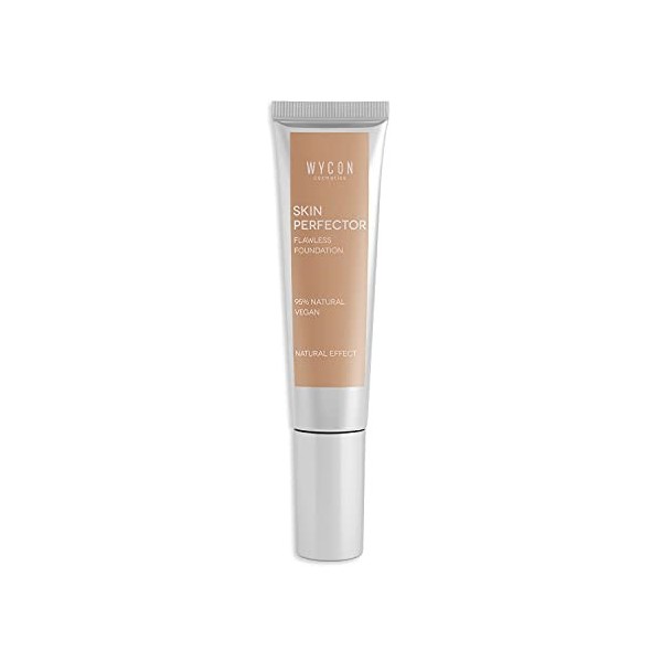 WYCON Cosmetics SKIN PERFECTOR FOUNDATION Fond de teint végétalien à lextrait daloès, de curcuma et de romarin - 28 ml NW3