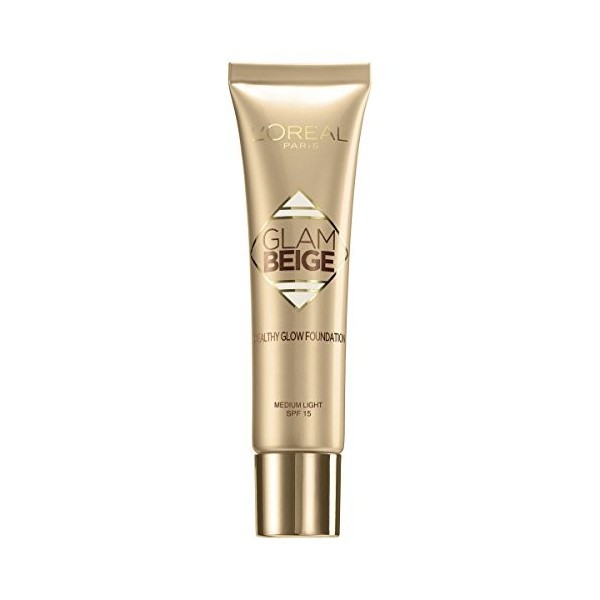 L OREAL GLAM GLOW BEIGE SANTÉ FONDATION 30 MOYEN LÉGER