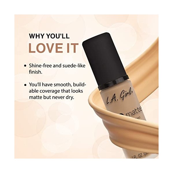 L.A. GIRL Pro Matte Foundation - Bisque