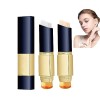 Dual Action Full Coverage Foundation Stick, 2-in-1 Color Changing Concealer Stick with Brush, Concealer Full Coverage Pore, F