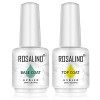 ROSALIND 15ml Color Nail Gel Vernis Semi Permanent Pastel Jaune,Bleu Rose Vernis à Ongles UV Gel lampe Nail 6pcs Polish Ongle