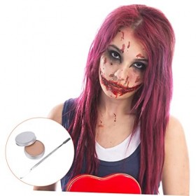 KALLORY 1 Set Halloween Cire Pour La Peau Effets Spéciaux Cire Pour La Peau Outils De Cire De Cicatrice Maquillage Ensemble D