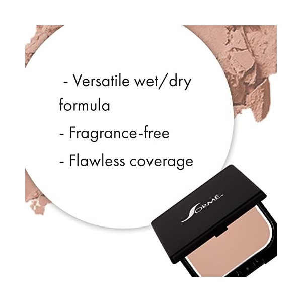 Sorme Cosmetics Believable Finish Powder Foundation - Natural Beige For Women 0.23 oz Foundation