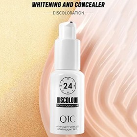 5 Pcs Fond de teint changeant de couleur | Fond de teint 30 ml couvrance totale - Fond de teint liquide mat imperméable pour 