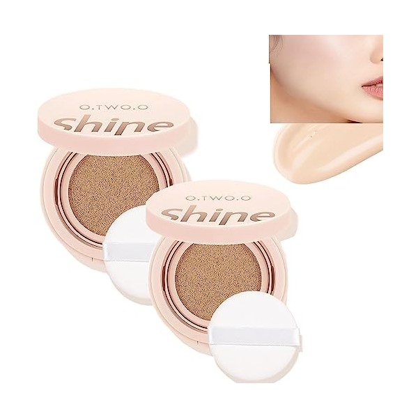 Vitality New Skin Cushion BB Cream, O.TWO.O New Skin Cushion BB Cream, O.TWO.O Shine Cushion BB Cream, Long Lasting Foundatio