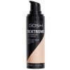 GOSH Fond de teint Dextreme Full Coverage 30 ml I Maquillage liquide hydratant pour un teint impeccable I Maquillage vegan à 