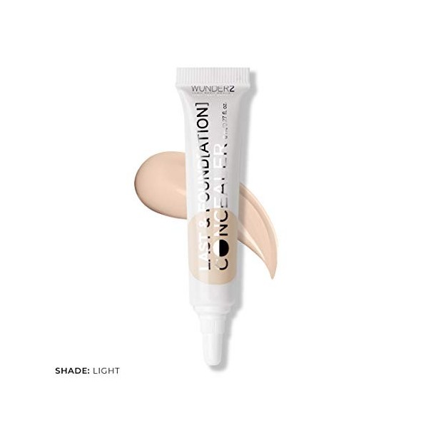 WUNDERBROW Last & Foundation Correcteur de teint, couleur claire, sans cruauté envers les animaux