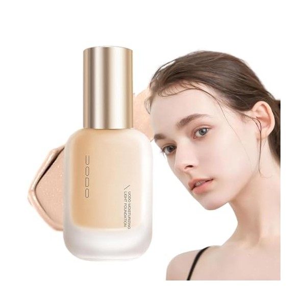 Maquillage Fond de Teint Liquide,Fond de Teint Liquide Délicat, Fini Mat Léger Hydratant - Correcteur de couleur imperméable 