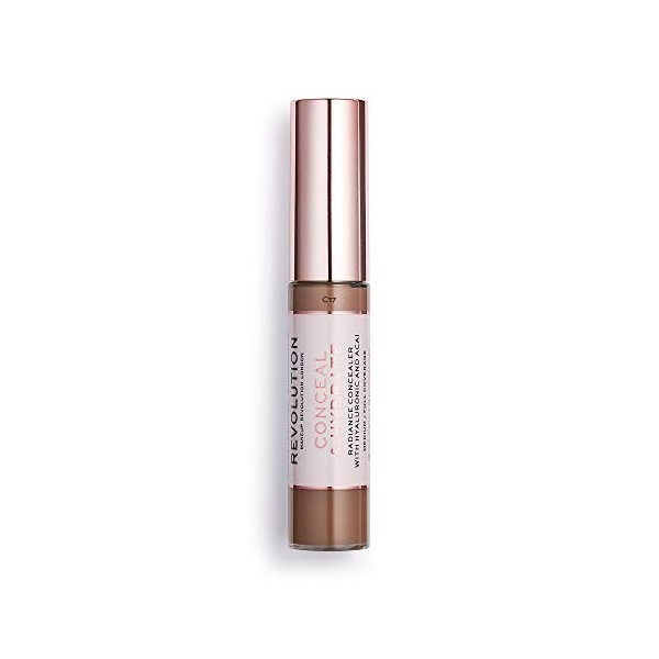 Makeup Revolution, Correcteur de teint et hydratation, C17, 13ml