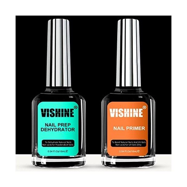 Vishine 16ml Matte Top Coat Vernis à Ongles Semi-permanent Effect Matte, Vernis Gel Soak Off UV LED pour Nail Art Manicure 00