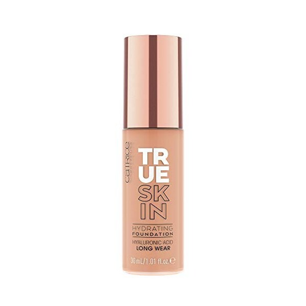 Catrice Cosmetics True Skin Fond de teint hydratant à lacide hyaluronique longue tenue 033 Cool Almond 