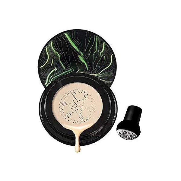 Mushroom Head Air Cushion CC Cream Foundation, Moisturizing Concealer BB Cream, Face Foundation Makeup Full Coverage Pores, C