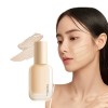 Creamy Liquid Foundation,Light Yarn Beauty Foundation,Long Lasting Light Coverage Foundation,Moisturizing Light Foundation,Li