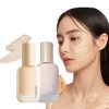 Creamy Liquid Foundation,Light Yarn Beauty Foundation,Long Lasting Light Coverage Foundation,Moisturizing Light Foundation,Li