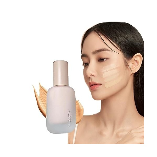 Creamy Liquid Foundation,Light Yarn Beauty Foundation,Long Lasting Light Coverage Foundation,Moisturizing Light Foundation,Li