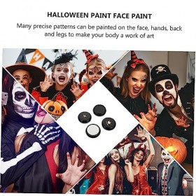 BIUDECO 4Pcs Halloween Crème De Maquillage Maquillage Accessoires Pour Le Visage Visage Fond De Teint Peinture Pour Le Visage
