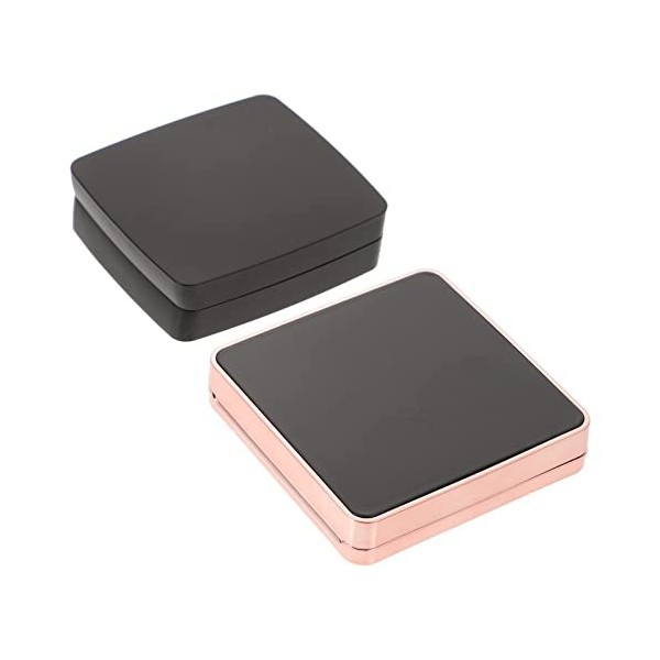 LEUYA Cushion Foundation 2Pcs Portable Make- up Powder Container Cushion Compact with Powder Puff Mirror Makeup Foundation