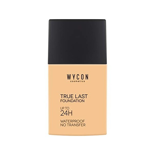 WYCON cosmetics TRUE LAST FOUNDATION - Fond de teint professionnel étanche Liquido Coprente Durata testat 24h - NC22