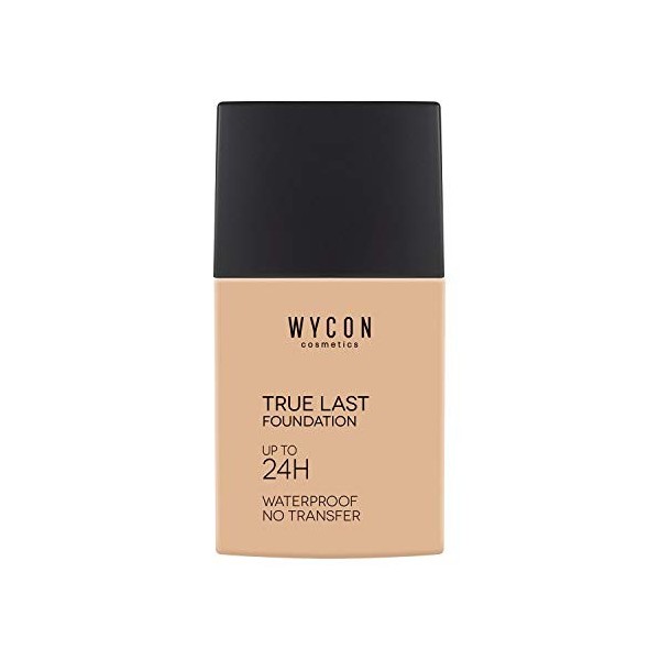 WYCON cosmetics TRUE LAST FOUNDATION - Fond de teint professionnel étanche Liquido Coprente Durata testat 24h - NW25