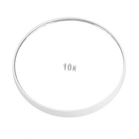 Sonew Miroir de Maquillage Miroir de Courtoisie avec Lumières, Miroir Cosmétique Grossissant 10 Fois Plus Clair pour Le Maqui