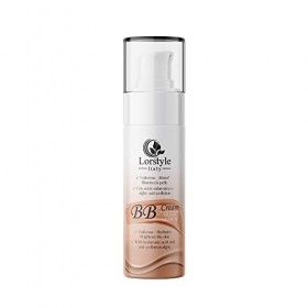 Lorstyle BB Crème 3 en 1 - Crème hydratante visage teinte - à lAcide Hyaluronique et aux Algues Antipollution - Effet Unifor