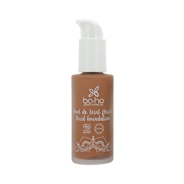 Fond de Teint Fluide Bio 08 Brun Foundation